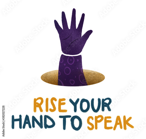 Rise Your Hand Icon Female