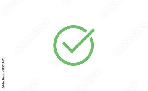 Free Download Green check mark. Symbol of approval. Approved tick symbol inside a circle. - GFXLoad