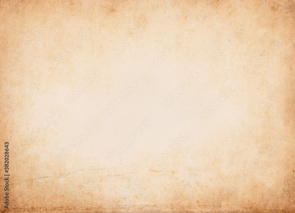 Obraz premium Pale brown vintage Paper texture background, kraft paper horizontal with Unique design of paper, Soft natural paper style For aesthetic creative design