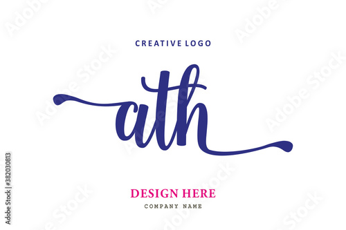 The simple ATH type logo is easy to understand and authoritative