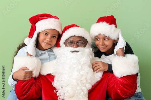 African-American Santa Clau...
