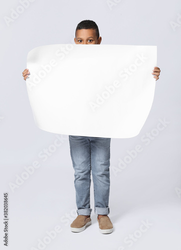 Little African-American boy...