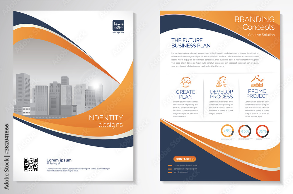 Template vector design for Brochure, AnnualReport, Magazine, Poster, Corporate Presentation, Portfolio, Flyer, infographic, layout modern size A4, Front and back, Easy to use and edit. Template vector design for Brochure, AnnualReport, Magazine, Poster, Corporate Presentation, Portfolio, Flyer, infographic, layout modern size A4, Front and back, Easy to use and edit.