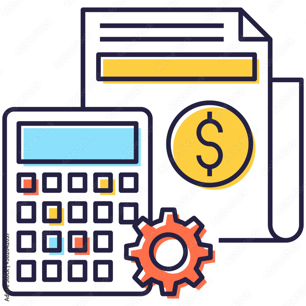 Business Bookkeeping Vector Business Bookkeeping Vector