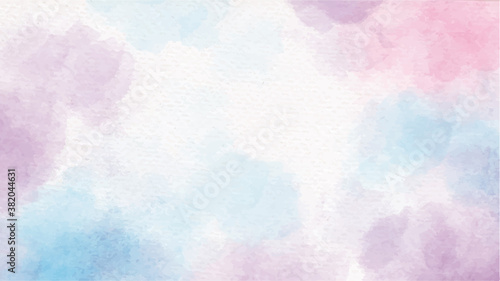 colorful watercolor unicorn sugar candy splash on paper background