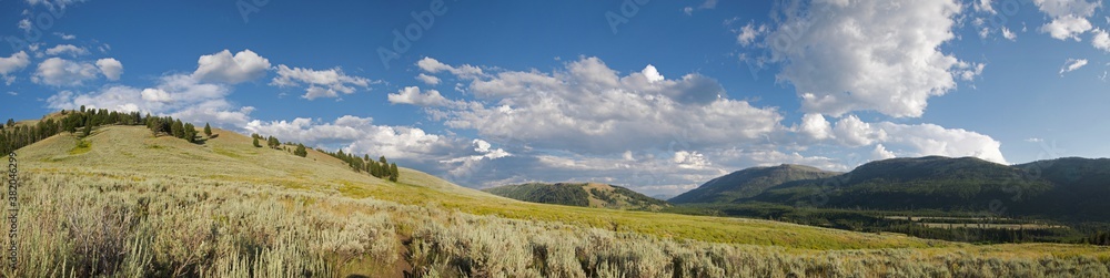 Lamar Valley Trail panorama Lamar Valley Trail panorama