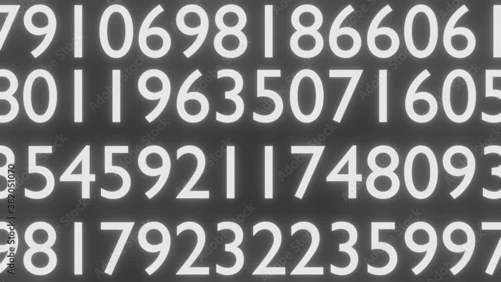 Stacks of different white numbers. 3D animation. Background footage. Stacks of different white numbers. 3D animation. Background footage.