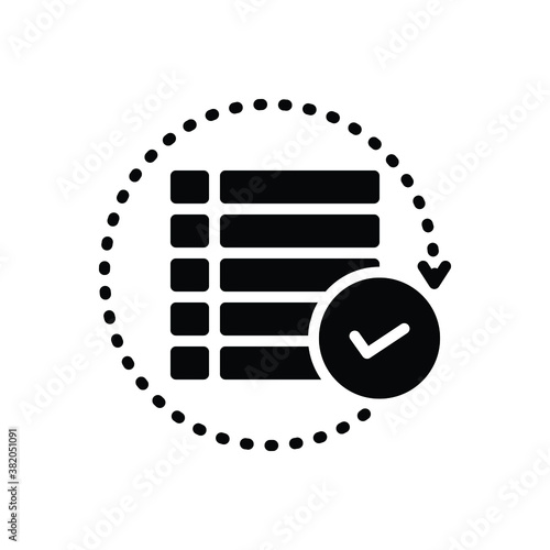 Black solid icon for all