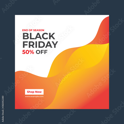 Black Friday Social Media Banners Template photo