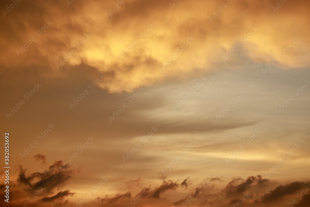 The sky with clouds in the morning, evening. The sky with clouds in the morning, evening.