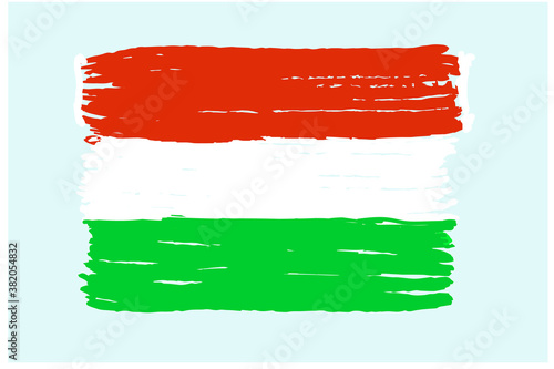 Hungary s national flag. Vector illustration