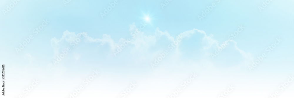 Blue sky with white cloud. The summer heaven is colorful clearing day Good weather and beautiful nature in the morning. Blue sky with white cloud. The summer heaven is colorful clearing day Good weather and beautiful nature in the morning.