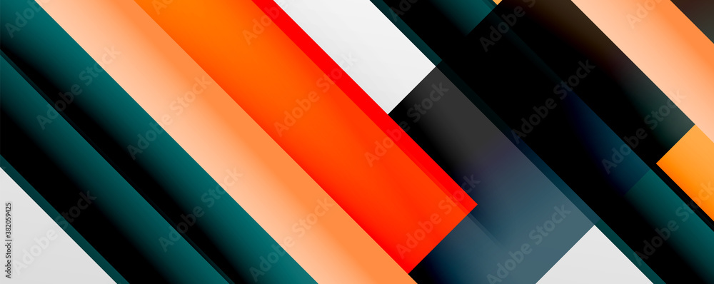 Geometric abstract backgrounds with shadow lines, modern forms, rectangles, squares and fluid gradients. Bright colorful stripes cool backdrops Geometric abstract backgrounds with shadow lines, modern forms, rectangles, squares and fluid gradients. Bright colorful stripes cool backdrops