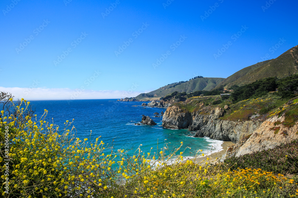 The Big Sur coast,  California 