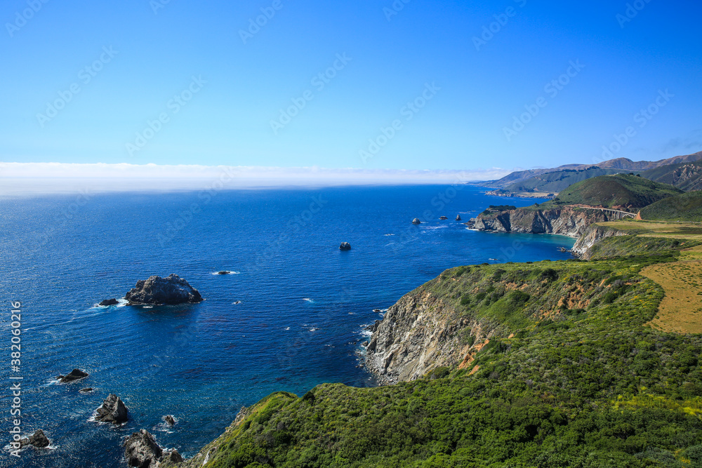 The Big Sur coast,  California 