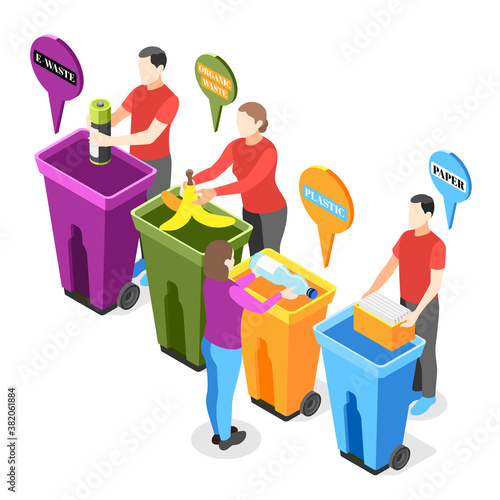 Separating Electronic Garbage Composition