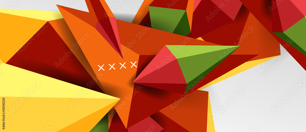 3d low poly abstract shape background vector illustration 3d low poly abstract shape background vector illustration