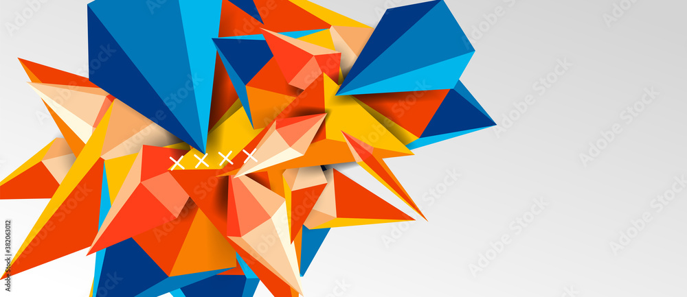 3d low poly abstract shape background vector illustration 3d low poly abstract shape background vector illustration