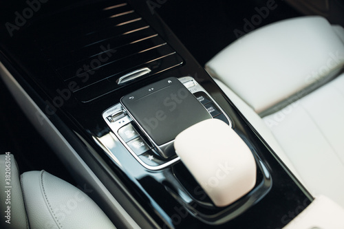 Obraz na plátně Modern car touchpad of control system