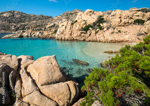 Cala Coticcio, isola Caprera, Parco Nazionale Arcipelago di La Maddalena, Sardegna. Sea of Sardinia. photo