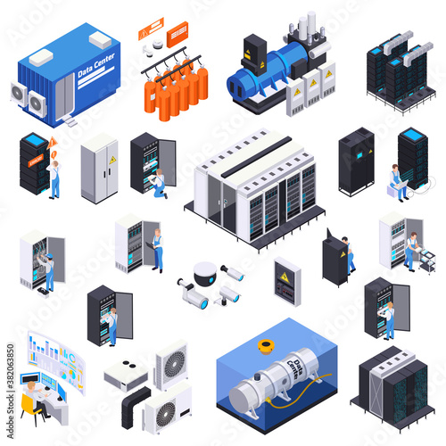 Data Center Icon Set