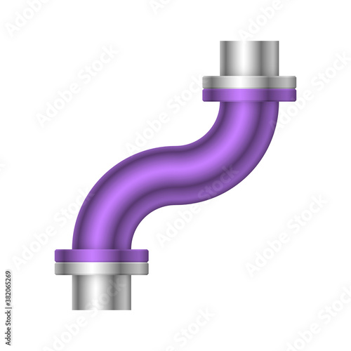 Pipe vector and flange fitting for connection with pipeline, valve and pressure gauge and transport liquid or gas i.e. crude, oil, natural gas, sewage, water, wastewater. Also for plumbing, irrigation