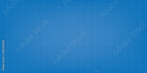 Blueprint digital paper background. Grid vector background photo
