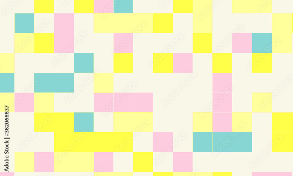 Abstract square pixel mosaic colorful background geometric seamless pattern in pastel colors. 8 bit Abstract square pixel mosaic colorful background geometric seamless pattern in pastel colors. 8 bit