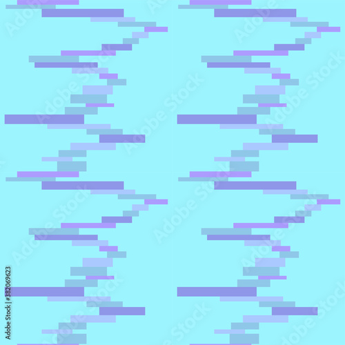 Seamless pattern in blue. Vector pattern of pastel colors.