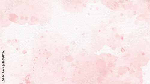 Fototapeta Naklejka Na Ścianę i Meble -  old rose pink colorful watercolor splash on paper background