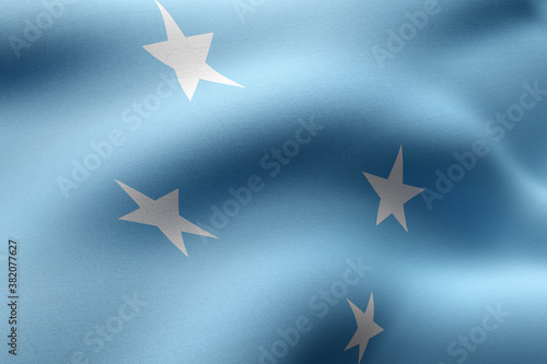 Micronesia 3d flag