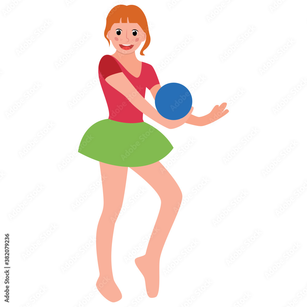 Kid in warrior pose flat icon design
Kid in warrior pose flat icon design