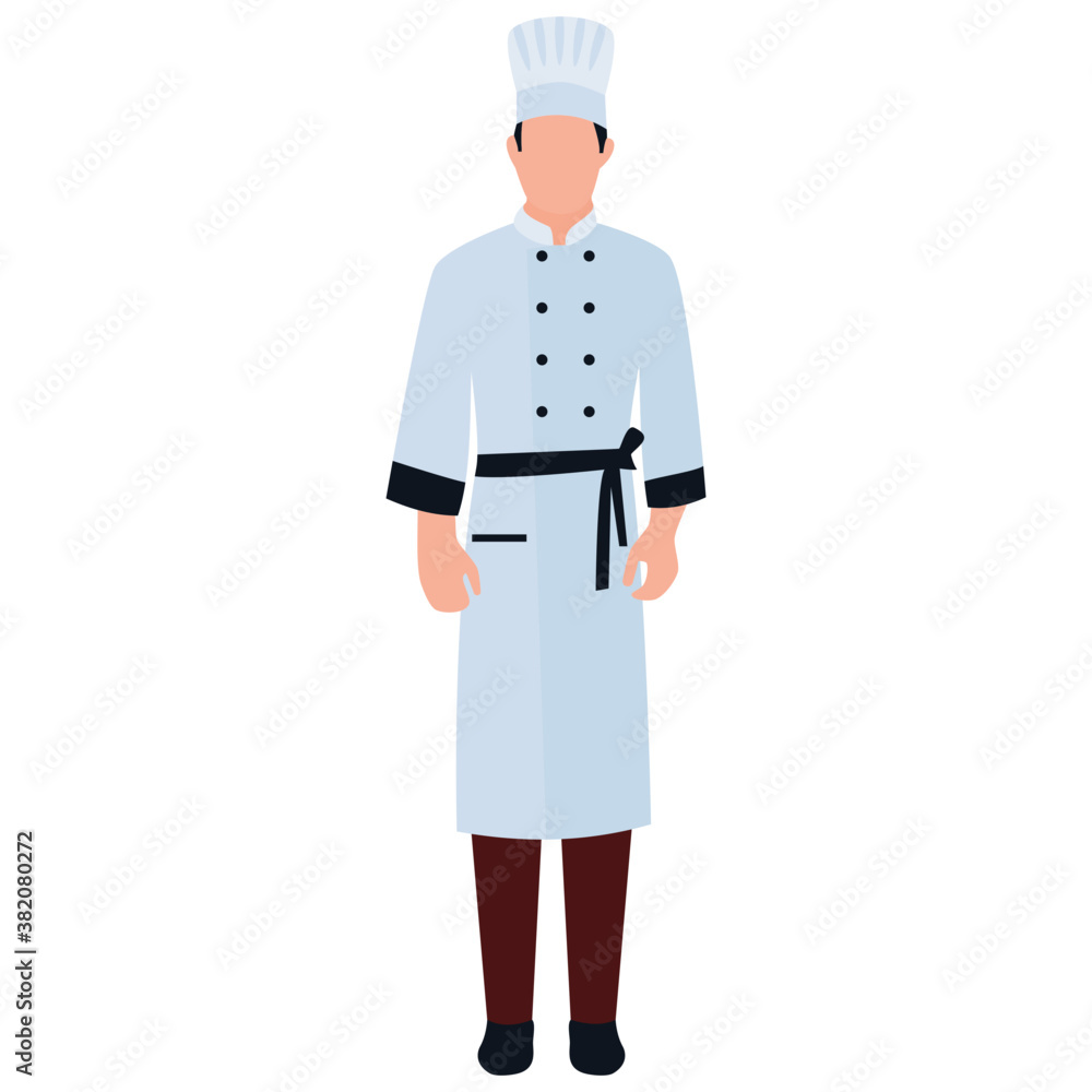 Flat design of chef with chef hat
Flat design of chef with chef hat