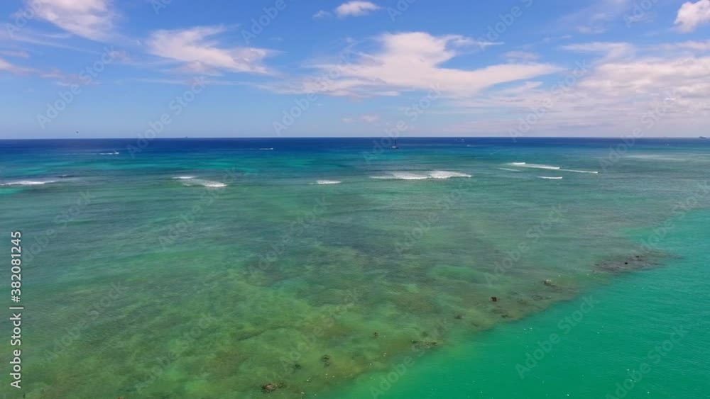Aerial Ala Moana Beach Park, Oahu, Hawaii Aerial Ala Moana Beach Park, Oahu, Hawaii