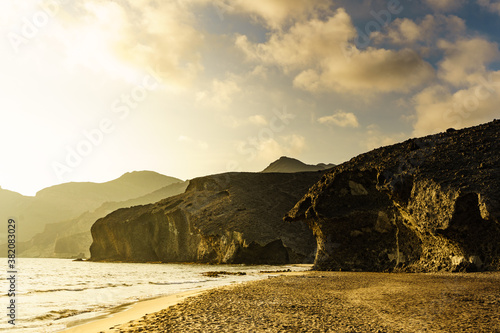 Monsul beach in Park Cabo de Gata, Spain photo