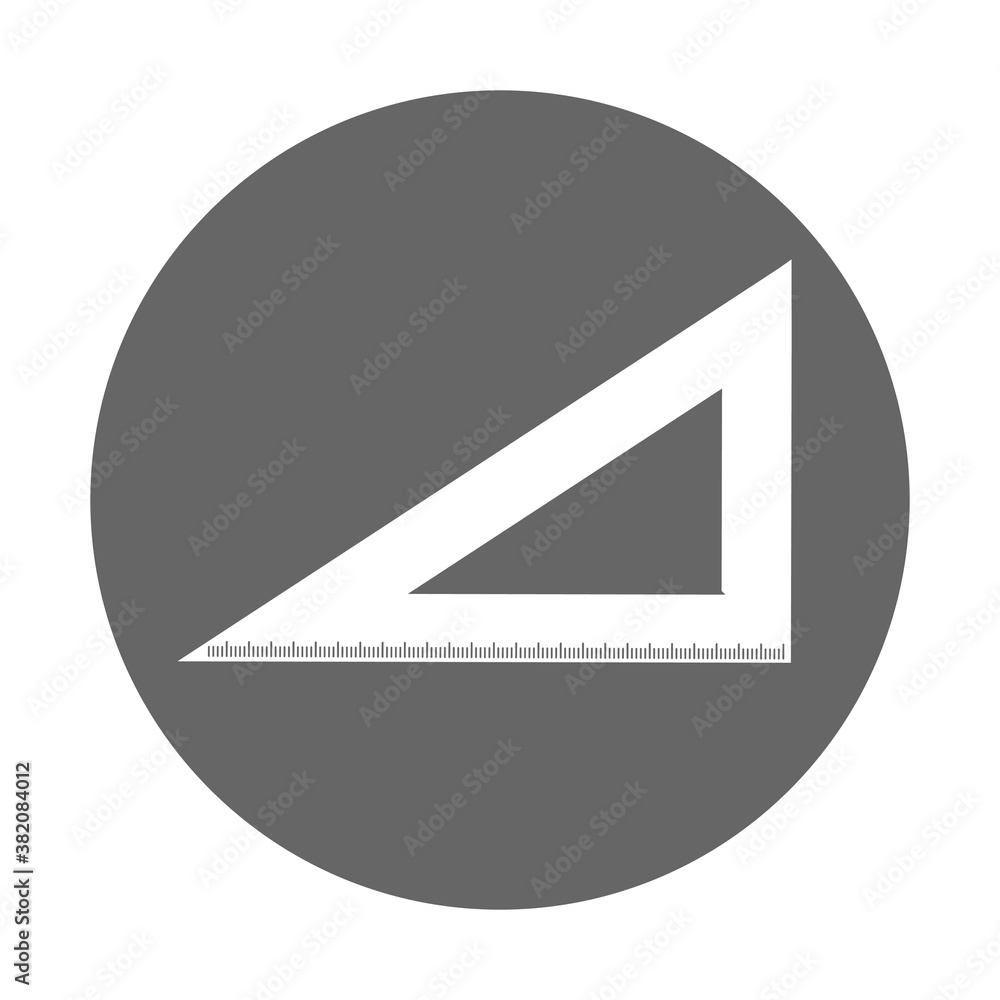 Simple illustration of ruler tool icon Concept of work tools Simple illustration of ruler tool icon Concept of work tools