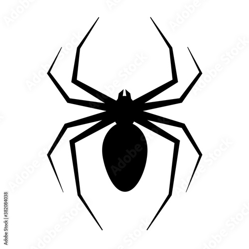 Simple illustration of spider for Happy Halloween Day