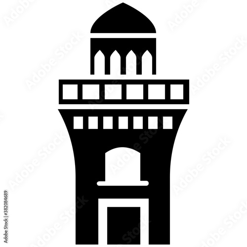 
A famous hercules tower in italy rome 
