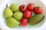 A fresh fruit basket