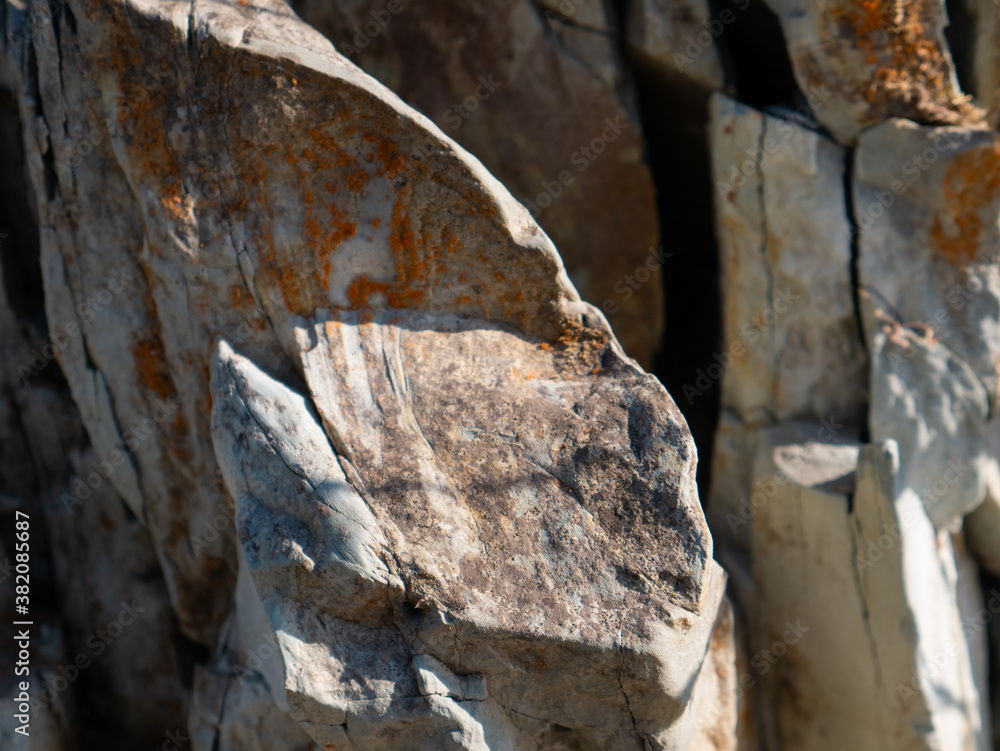 Fototapeta premium Stones texture and background. Rock texture