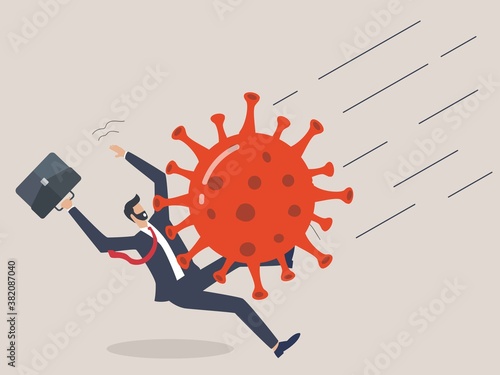 entrepreneurs or business owners affected by the coronavirus, 
the concept of business bankruptcy due to the coronavirus outbreak.