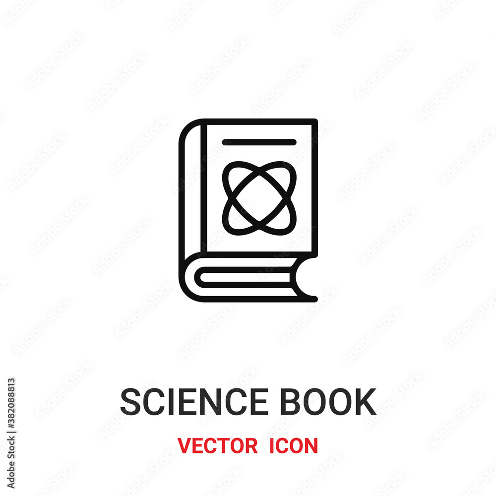 science book icon vector symbol. science book symbol icon vector for your design. Modern outline icon for your website and mobile app design. science book icon vector symbol. science book symbol icon vector for your design. Modern outline icon for your website and mobile app design.
