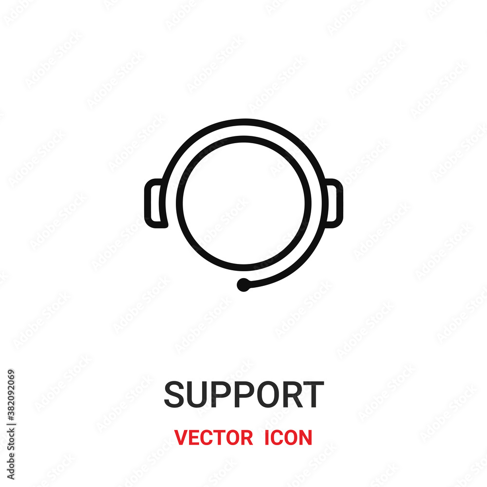 support icon vector symbol. support symbol icon vector for your design. Modern outline icon for your website and mobile app design. support icon vector symbol. support symbol icon vector for your design. Modern outline icon for your website and mobile app design.