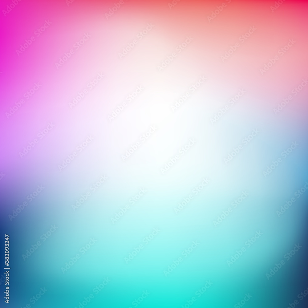 Abstract Blurred teal pink red yellow background. Soft colorful light gradient backdrop with place for text. Vector illustration for your graphic design, banner, poster or wallpapers, website Abstract Blurred teal pink red yellow background. Soft colorful light gradient backdrop with place for text. Vector illustration for your graphic design, banner, poster or wallpapers, website