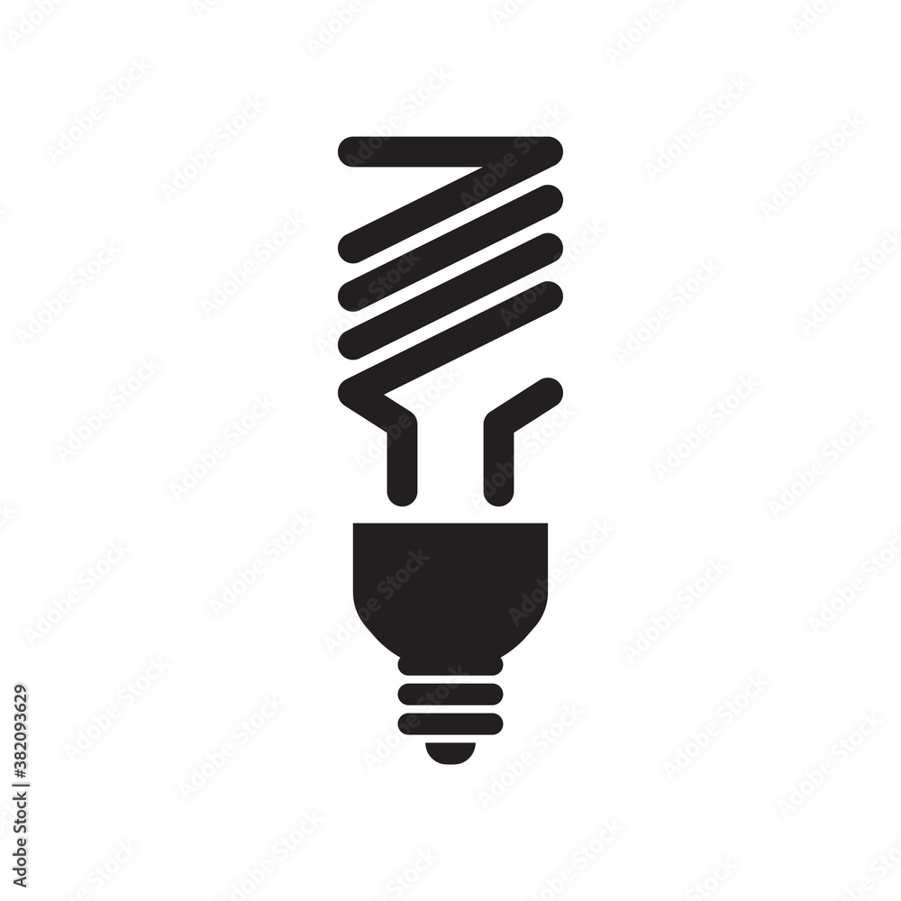 Twisted lamp icon design template vector isolated illustration Twisted lamp icon design template vector isolated illustration
