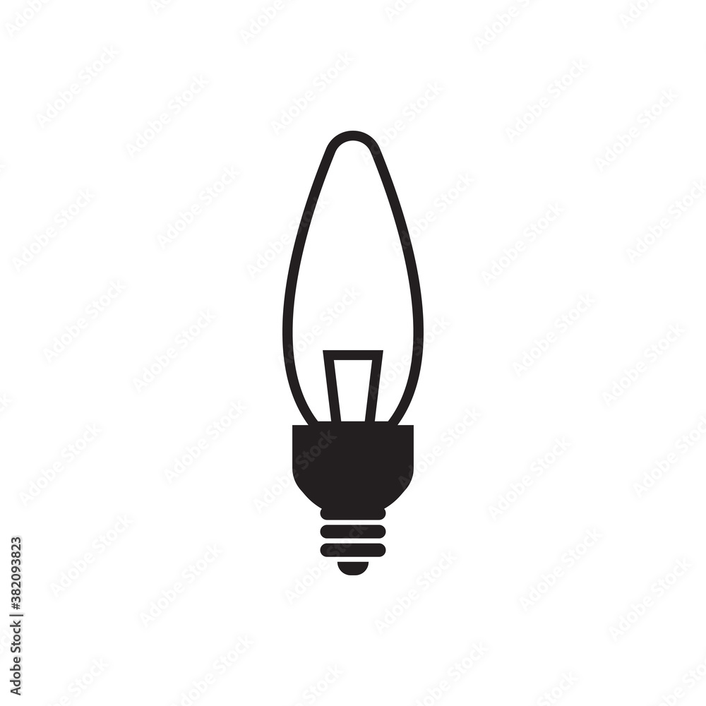 Candle lamp icon design template vector isolated illustration Candle lamp icon design template vector isolated illustration