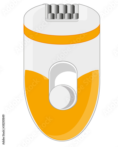 Make-up instrument epilator for smooth of the skin