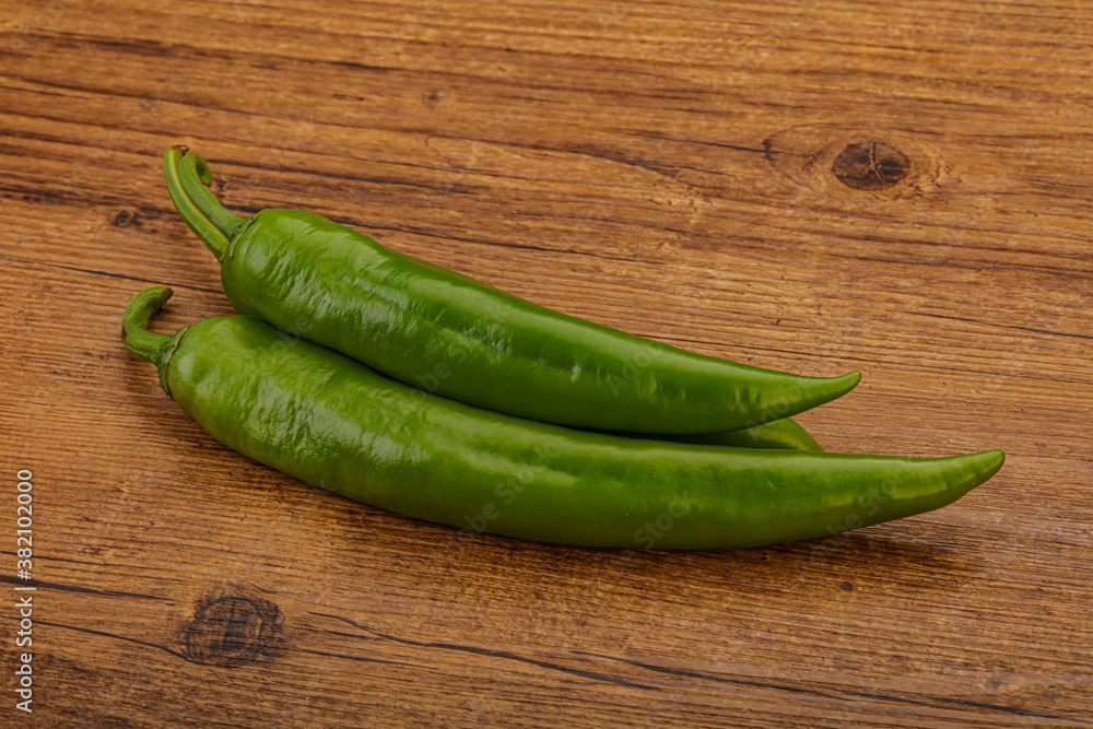Ripe tasty spicy green pepper Ripe tasty spicy green pepper