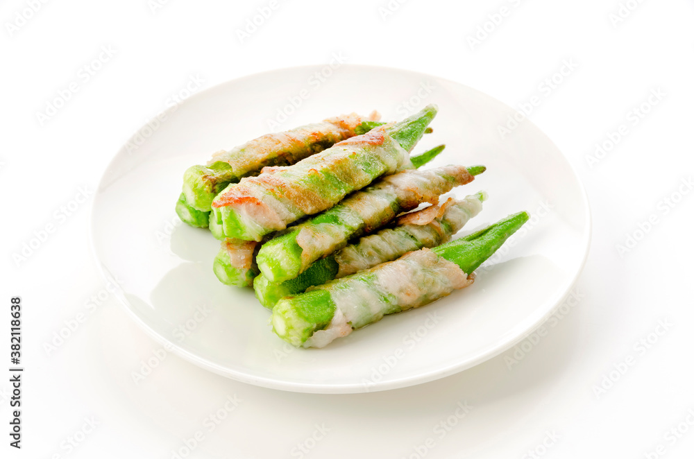 オクラの豚バラ肉巻き オクラの豚バラ肉巻き