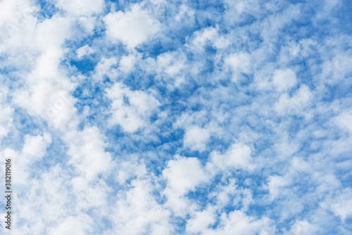 White clouds on the sky at day time.